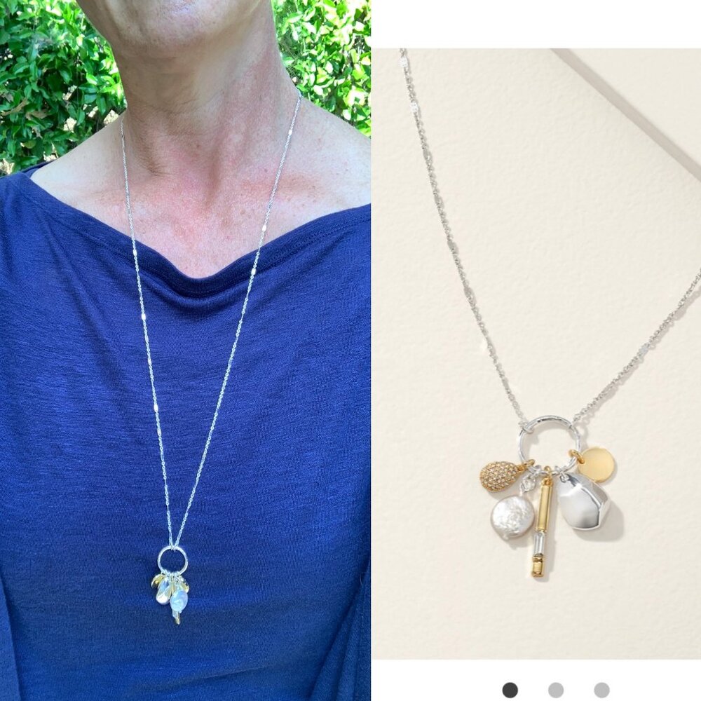 Stella and Dot Ulani Cluster Necklace